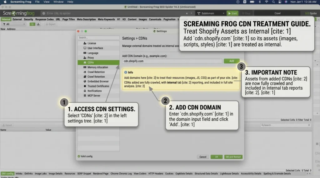 Screaming Frog CDN guide | Altomate