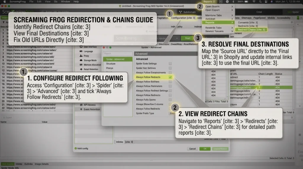 Screaming Frog redirection & chains guide | Altomate