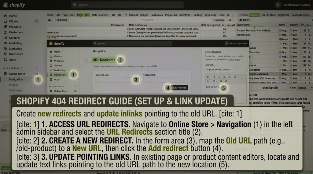 Shopify 404 redirect guide | Altomate