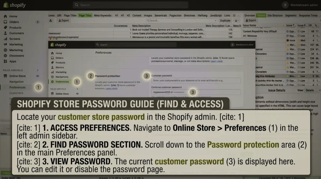 Shopify Store password guide | Altomate